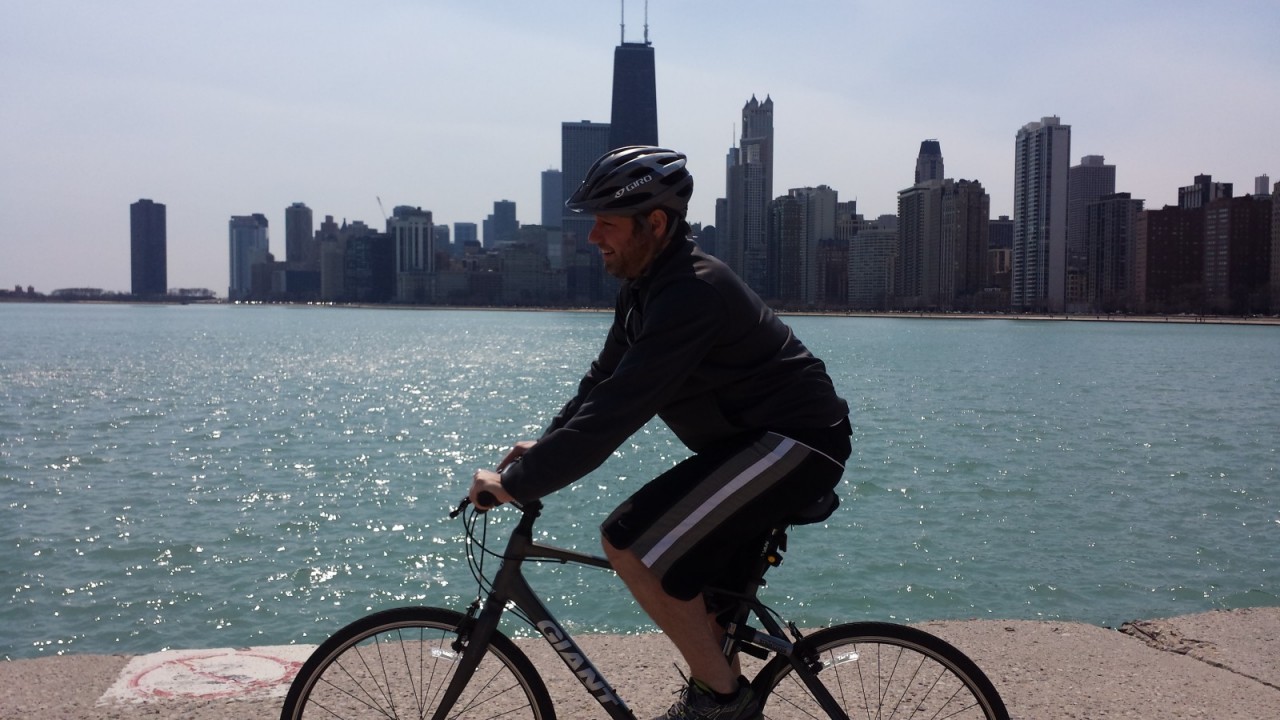 Cicloturismo em Chicago 2015 - 4o Pedal (5/4/2015): City Tour Com 2 Amigos (Navy Pier, Lakefront trail, Uptown, Wrigley Field, Old Town, Riverfront, Downtown)